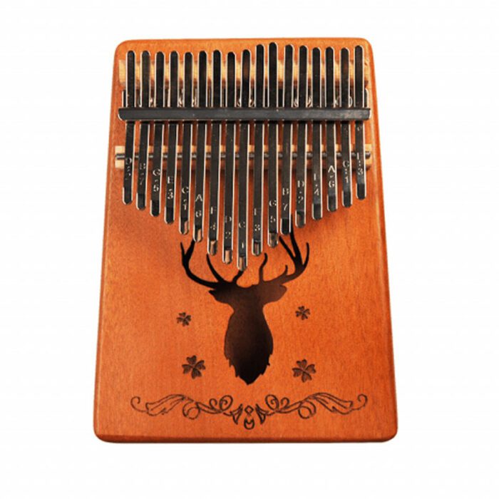 ANGEL ARK-N-DEER MAHOGANY KALIMBA 17 NOTES- DEER DESIGN