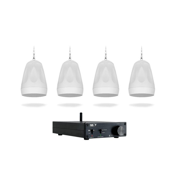 NEXT AUDIO 4 P4W + A200 Ceiling Speakers With Amplifier