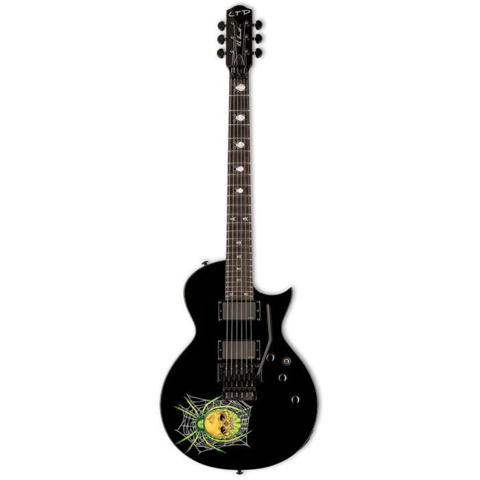 ESP LTD KH-3 Black Graphic Spider Kirk Hammet Signature