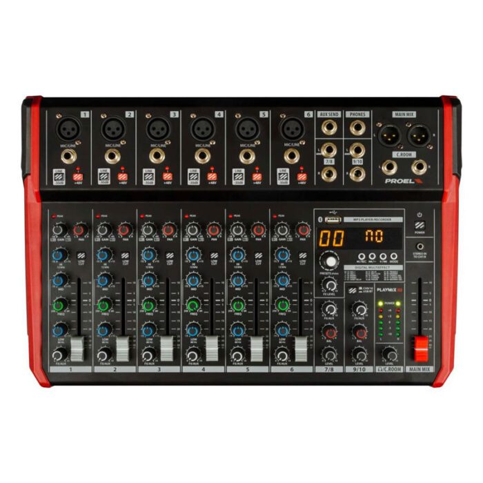 PROEL PLAYMIX10 Bluetooth/USB/EFFECTS Mixer