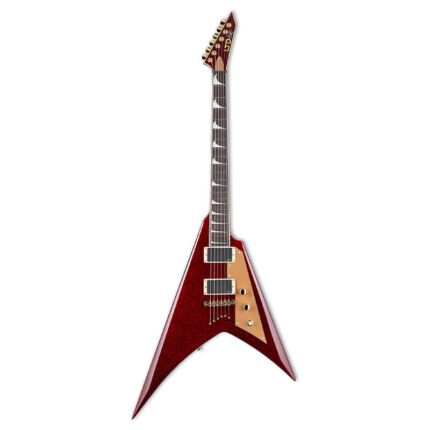 ESP LTD KH-V Red Sparkle Kirk Hammett Metallica Signature Model