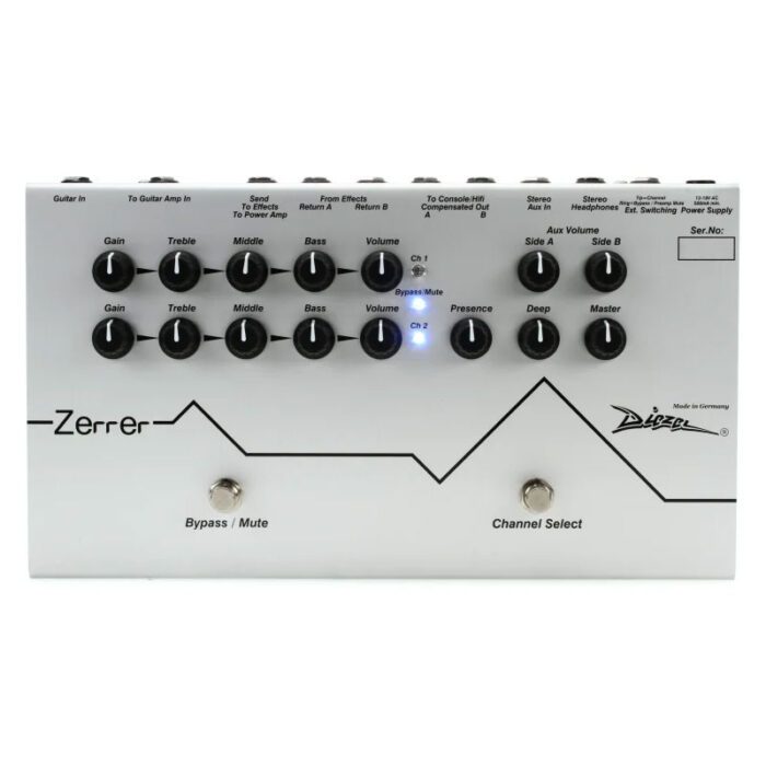 Diezel Zerrer 2 Channel Preamp Pedal