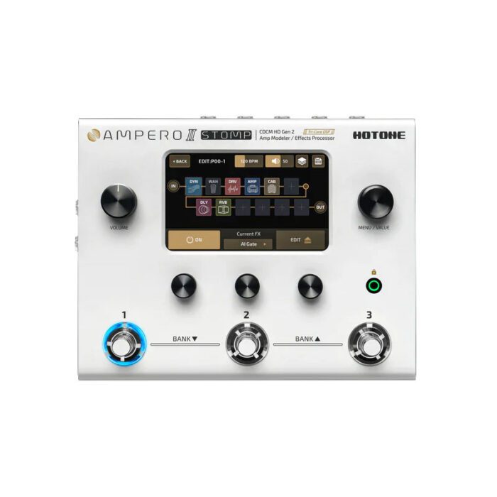 Hotone Ampero II Stomp MP-300 Electric Guitar Processor