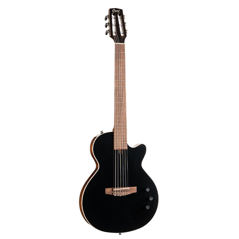 CORT Sunset Nylectric II-Bk [Black] Electro-Classical Guitar