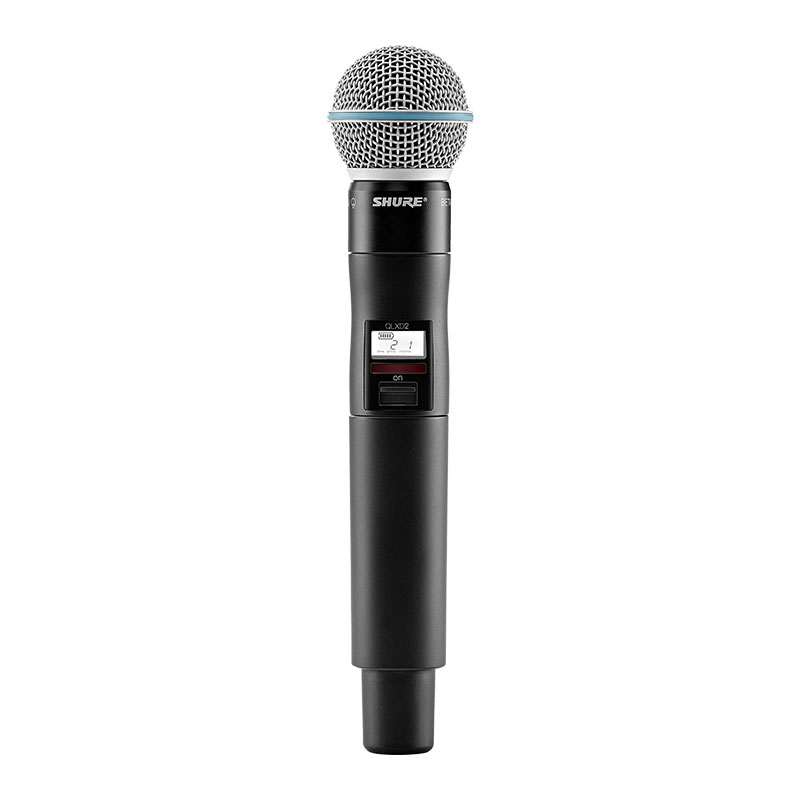 SHURE QLXD2/B58A Handheld Transmitter with Beta 58A Capsule