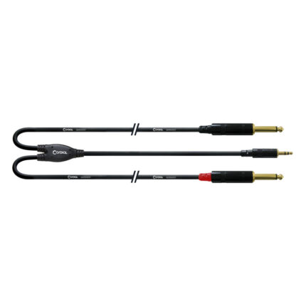 Cordial CFY 3 WPP 3.5 mm Stereo Jack To 2x 6.3 mm Mono Jack Y-adapter