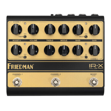 Friedman IR-X Dual Tube Preamp Pedal For Electric Guitar