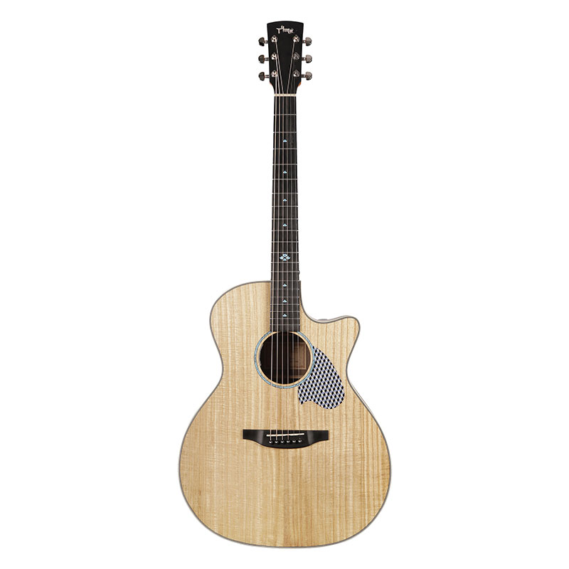 TYMA TG-5P Solid Paulownia Top Electroacoustic Guitar With Fishman Sonitone Gt2 And Bag
