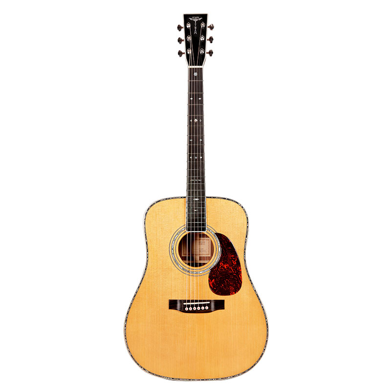 TYMA TD-28V Electroacoustic All Solid Guitar With Case And EQ Fishman Matrix Infinity Mic Blend
