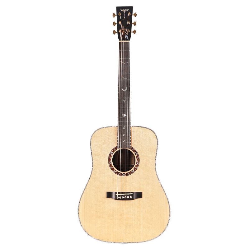 TYMA M-2 Custom All Solid Electro/Acoustic Guitar With Case And EQ Fishman Matrix Infinity Mic Blend