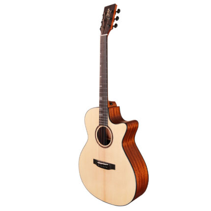 TYMA HG-350S Electro/Acoustic Solid Sitka Spruce Top Guitar With Bag And EQ Fishman Sonitone GT2