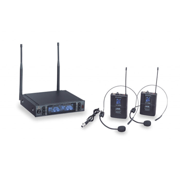 SOUNDSATION WF-U2302PP Wireless Microphone System With 2 Bodypack Transmitter Headset Microphones