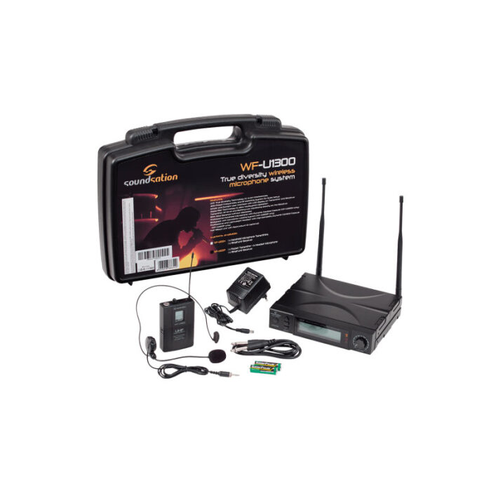 SOUNDSATION WF-U1300P Wireless Microphone System With Pocket Transmitter And Headset