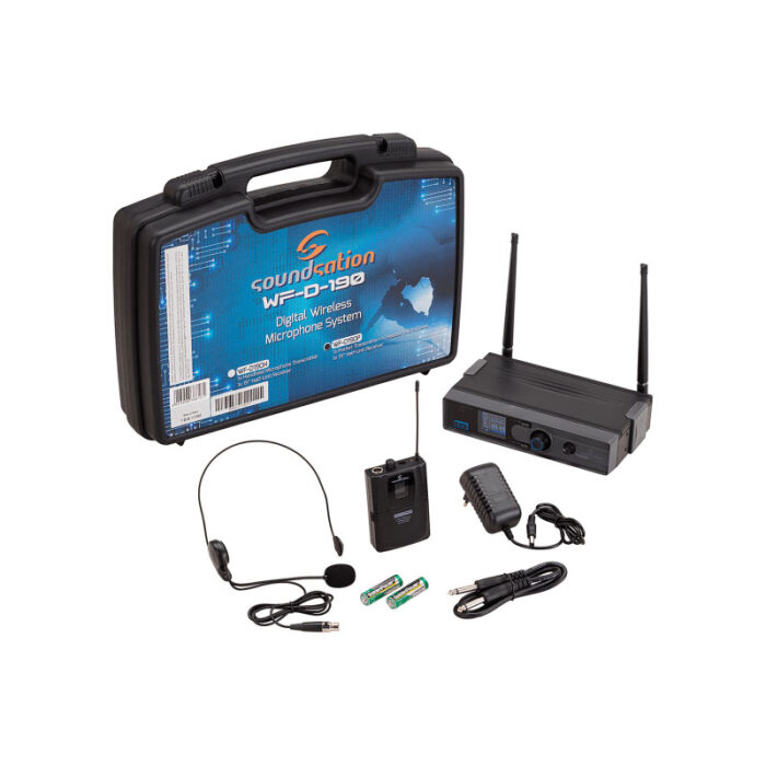 SOUNDSATION WF-D190P MKII 90-channel UHF Digital Wireless System With Bodypack And Headset Microphone