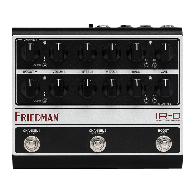 Friedman IR-D Dual Tube Preamp Pedal For Electric Guitar