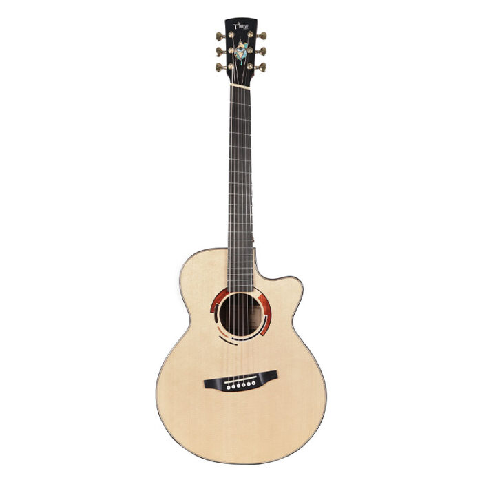 Tyma Y1 All Solid Custom Electro/Acoustic Guitar With Case And Fishman Matrix Infinity Mic Blend [Fan Fret]