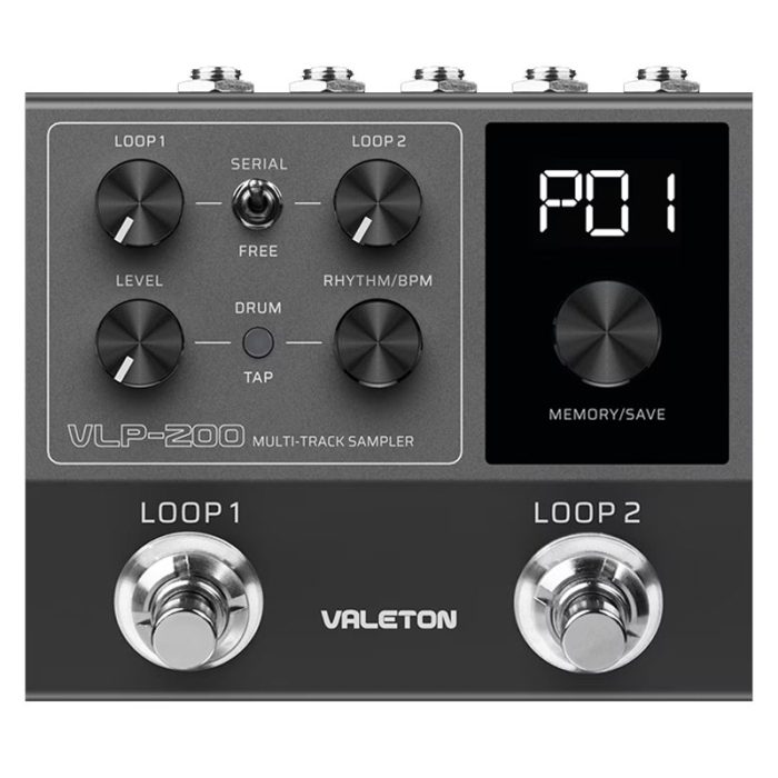 Valeton VLP-200 Multi Sampler Looper Up To 7 Hours Of Stereo Files