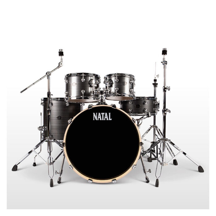 Natal KARB-UF22 Arcadia Birch Grey Strata 5-Piece Drum Kit Including H-AR-HP1 Hardware