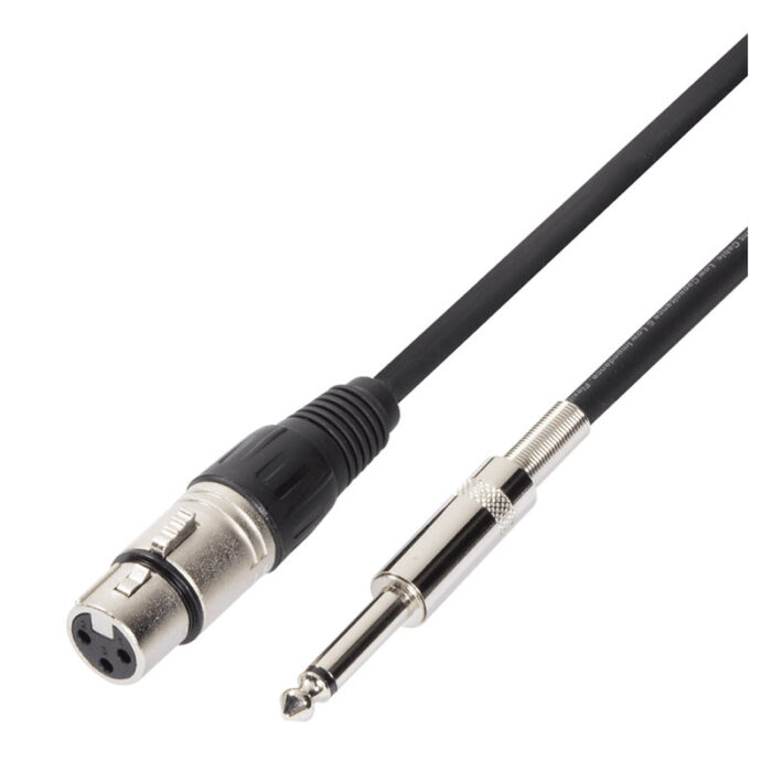 SOUNDSATION [EMCXJ-5BK] Balanced microphone cable XRL 3P F - 6.3mm Jack MONO / 5mt