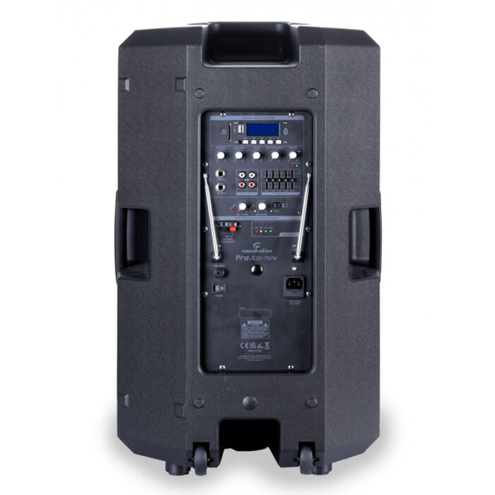 SOUNDSATION [PROVIBE 15AIR] 15” 2-Way Portable PA System with Battery, Trolley and Mobile App