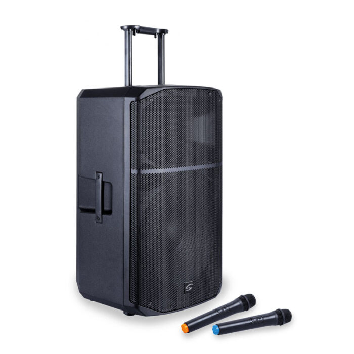 SOUNDSATION [PROVIBE 12AIR] 12” 2-Way Portable PA System with Battery, Trolley and Mobile App