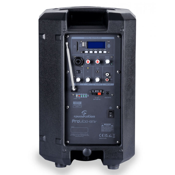 SOUNDSATION [PROVIBE 8AIR] 8” 2-Way Portable PA System with Battery and Mobile App