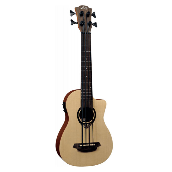 LAG [TKB150FCE] Tiki Bass Fretless Cutaway Acoustic Electric